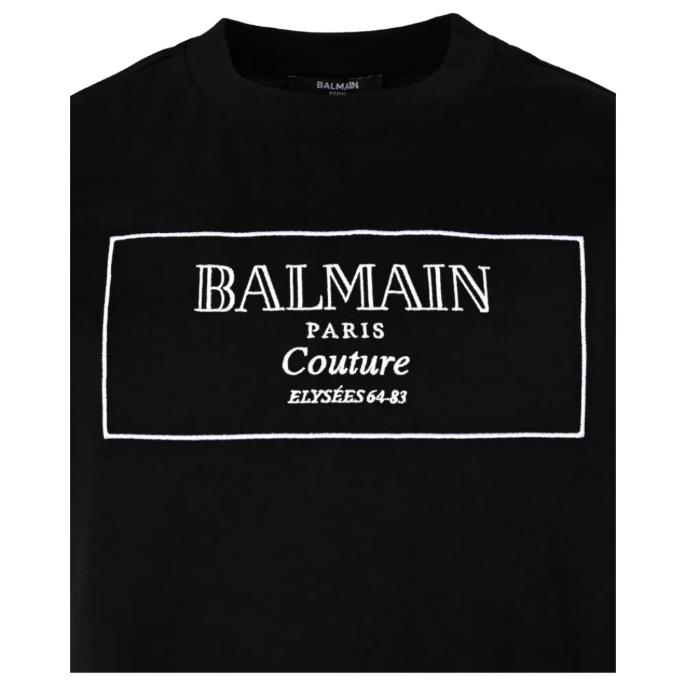 es T-Shirt mit kurzen Ärmeln aus Baumwolle>Balmain Sale