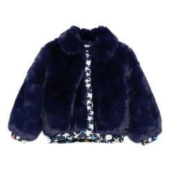 Shearling Print Knopf Mantel>Stella McCartney Hot