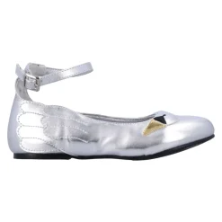 Silberne Swan Ballerina Espadrilles>Stella McCartney Clearance