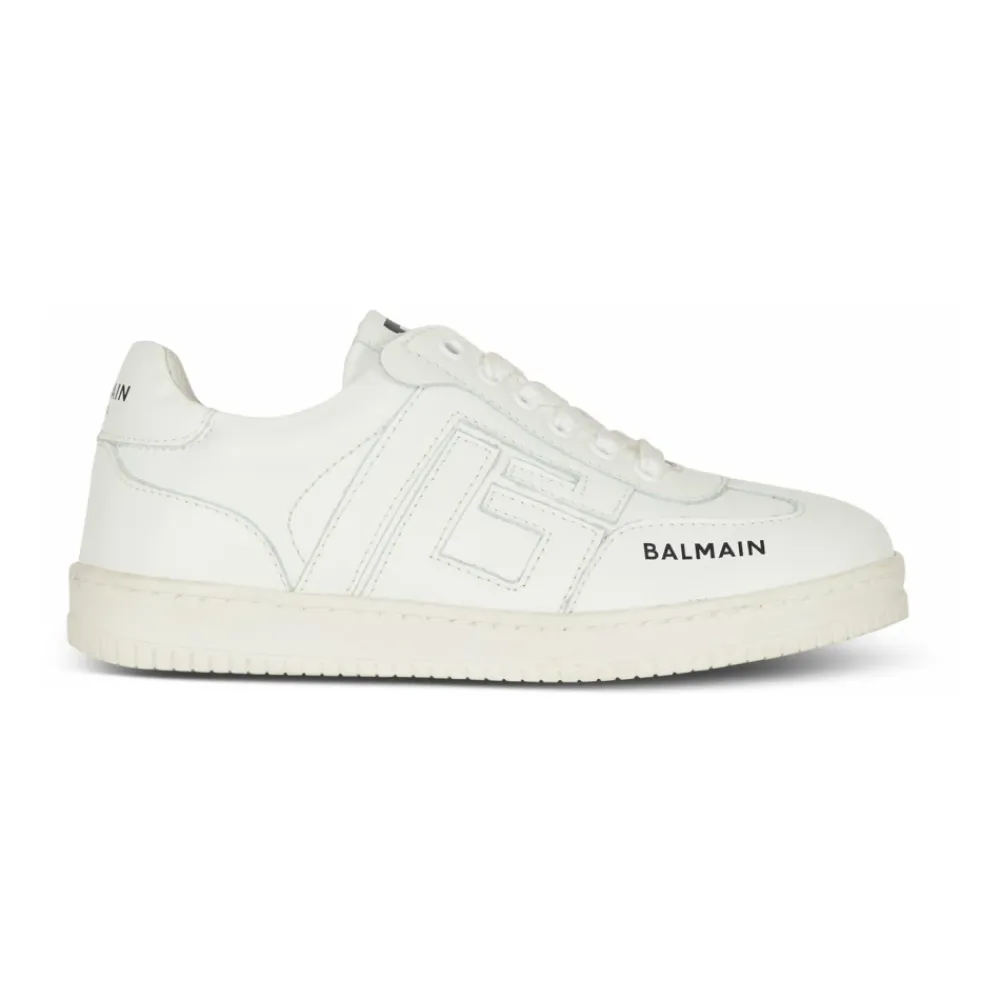 Sneakers aus Glattleder>Balmain Hot