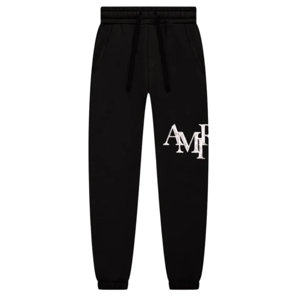 Staggered Scribble Sweatpant>Amiri Discount