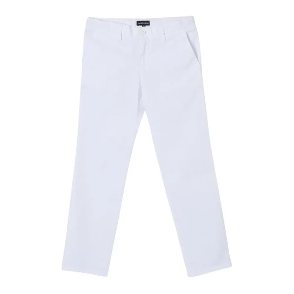 Straight Leg Chino Pants>Emporio Armani