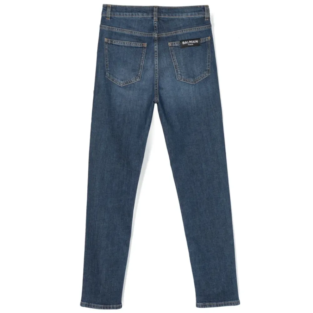 Straight-Leg Jeans>Balmain