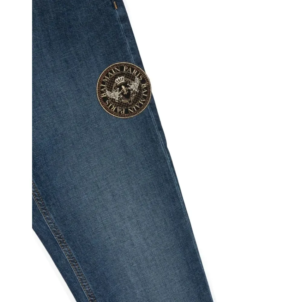 Straight-Leg Jeans>Balmain