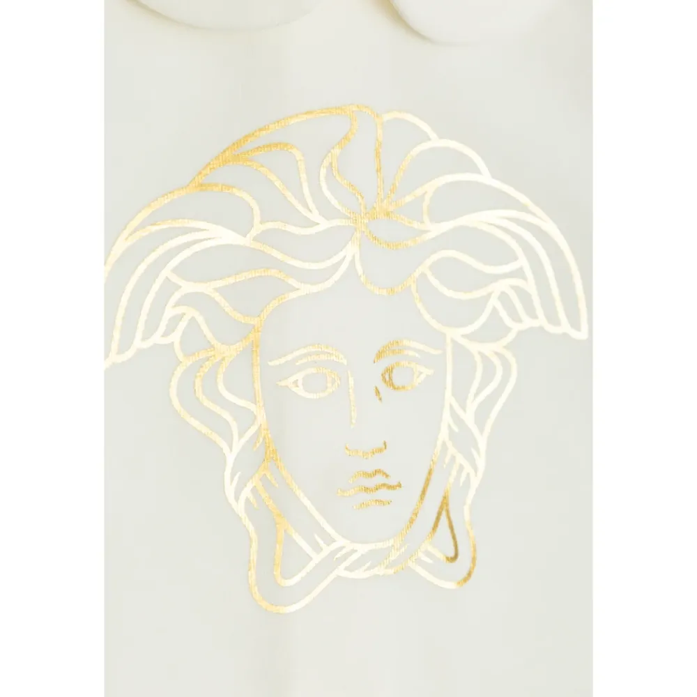 Strampler mit bedrucktem Logo>Versace New