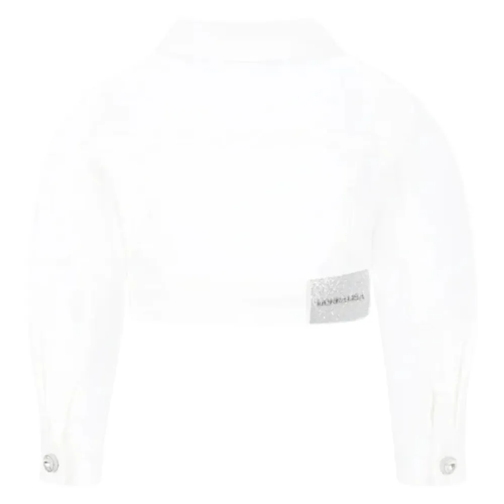 Stretch Denim Jeans Jacke>Monnalisa Sale