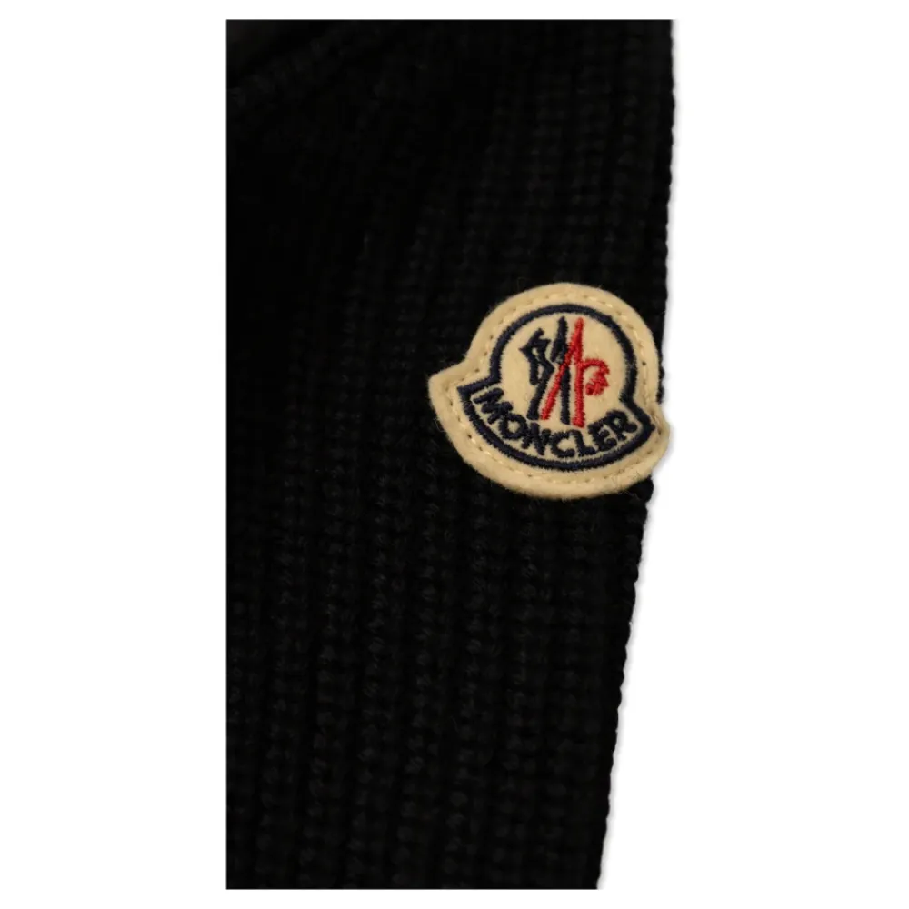 Strickjacke mit gesteppter Vorderseite>Moncler Best