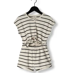 Stripes Front Tie Playsuit für Mädchen>Your Wishes