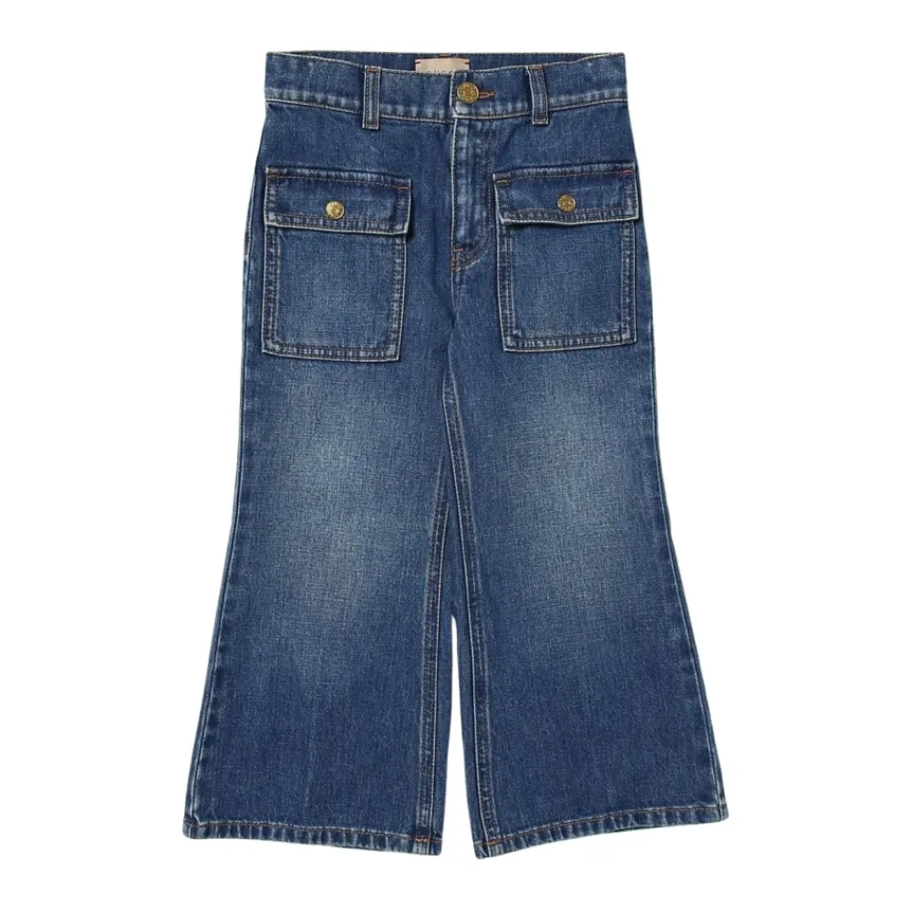 Stylische Kinder Wide Leg Jeans>Gucci New