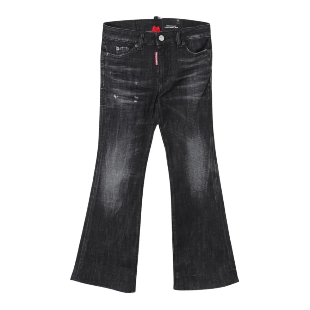 Stylische e Flared Jeans>Dsquared2