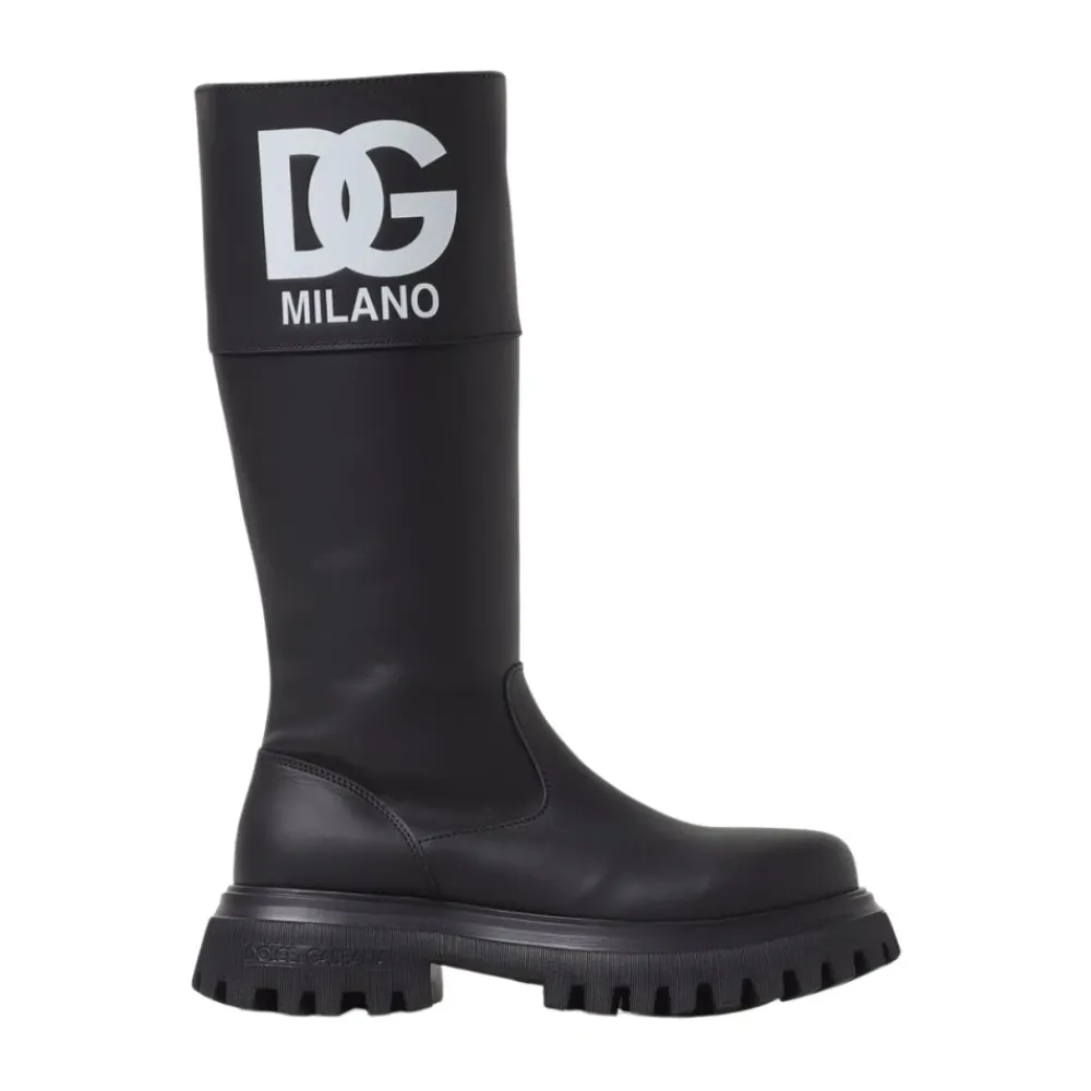 Stylische e hohe Kinderstiefel>Dolce & Gabbana Clearance