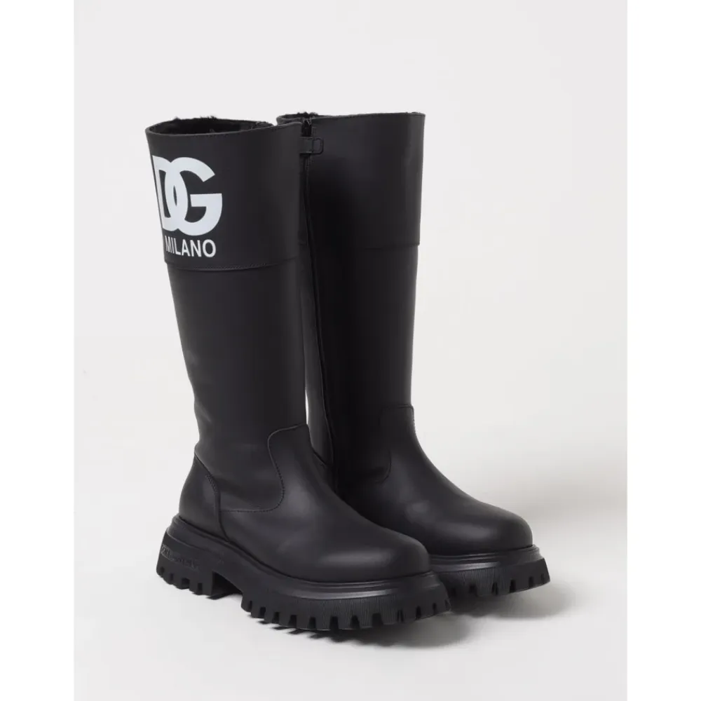 Stylische e hohe Kinderstiefel>Dolce & Gabbana Clearance