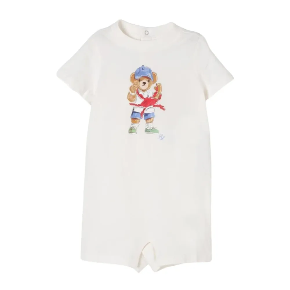 Stylischer Baby-Strampler mit Druckknopfverschluss>Polo Ralph Lauren Clearance