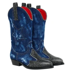 Super Star Denim Texan Boots>Dsquared2 Best