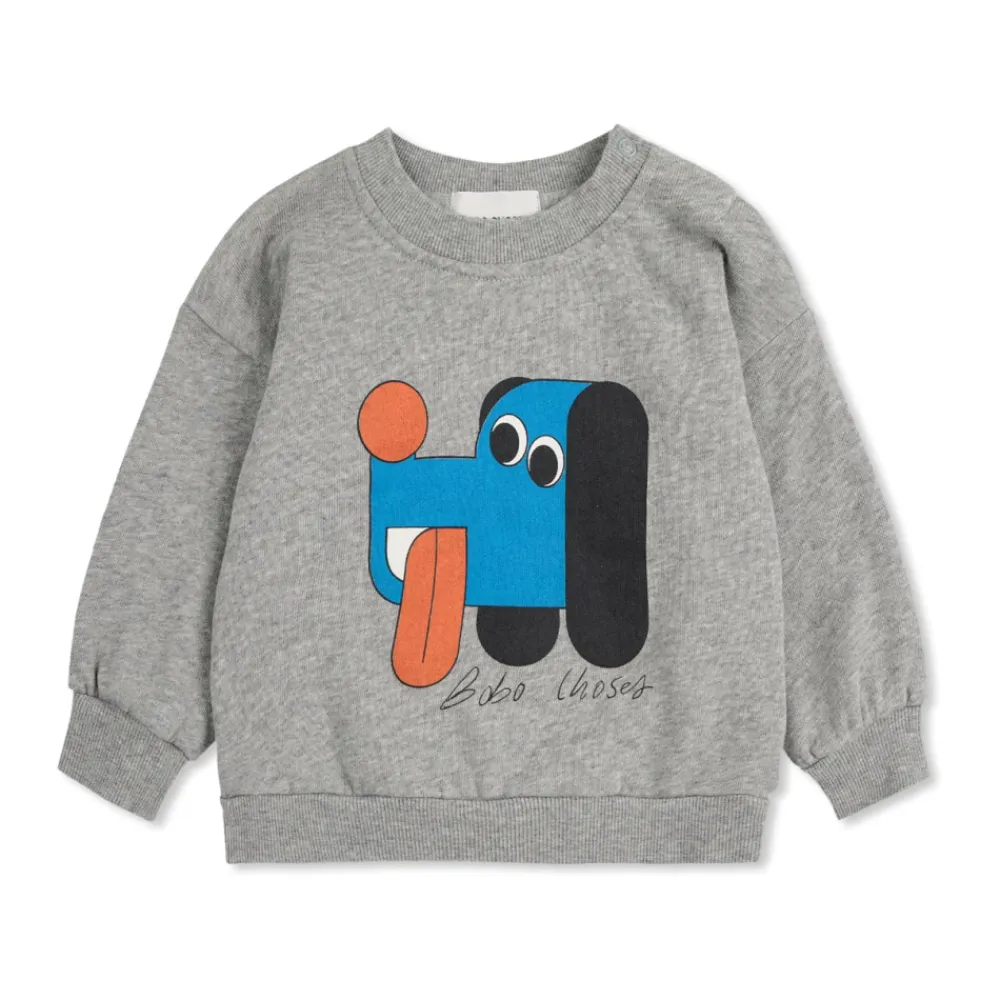 Sweatshirt mit buntem Druck>Bobo Choses Outlet