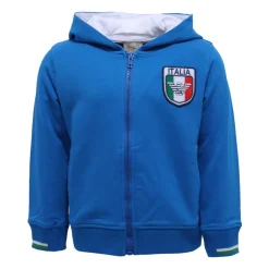 Sweatshirt mit durchgehendem Reißverschluss aus Baumwolle>Armani Discount