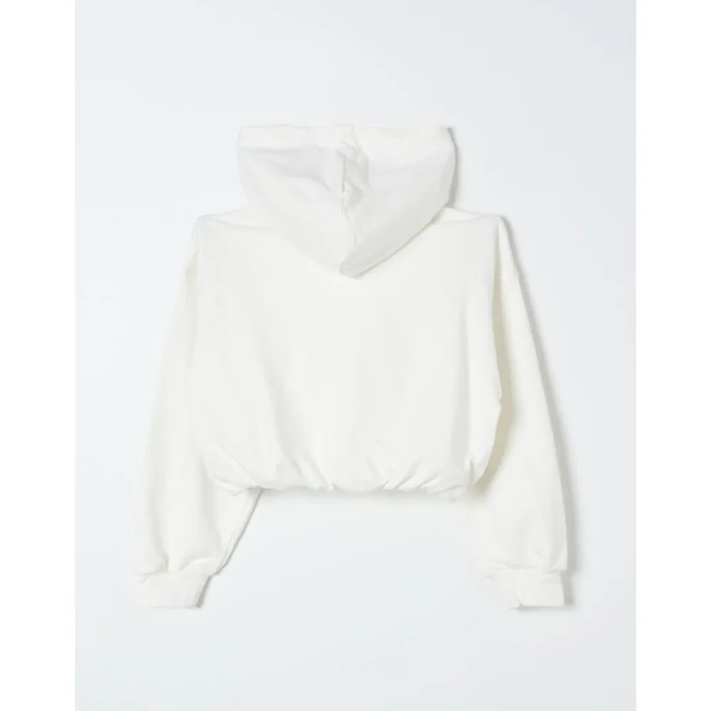 Sweatshirt mit gesticktem Logo>Elisabetta Franchi Discount