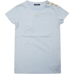 T Shirt Logo Mini Bottoni Oro>Balmain Best