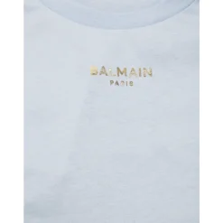 T Shirt Logo Mini Bottoni Oro><noscript><img width=