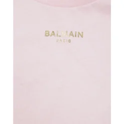 T Shirt Logo Mini Bottoni Oro><noscript><img width=