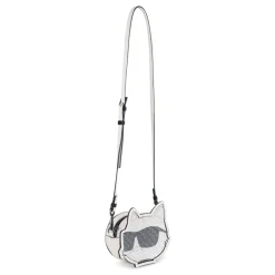 Tasche aus beschichtetem strukturiertem Stoff mit Strass><noscript><img width=