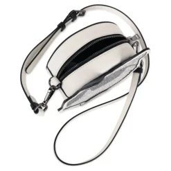 Tasche aus beschichtetem strukturiertem Stoff mit Strass><noscript><img width=