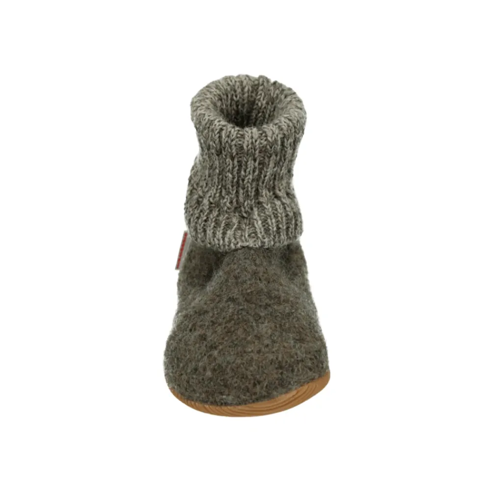 Taupe Slip-On Schuhe mit Gummisohle>Giesswein Discount