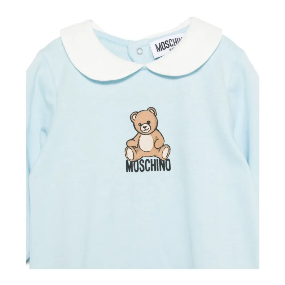 Teddy Bear Baumwoll-Strampler>Moschino Discount