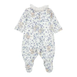 Teddy Bear Gemusterter Einteiler><noscript><img width=