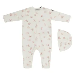 Teddy Bear Logo Print Cotton Set>Moncler