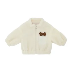 Teddy Fleece Baby Jacke mit Textur>Fendi New
