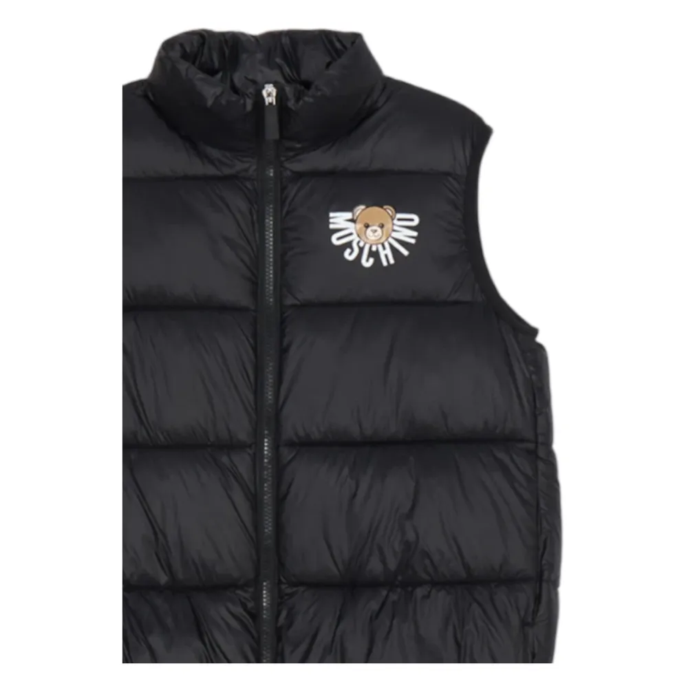 Teddy Logo Gilet>Moschino Discount