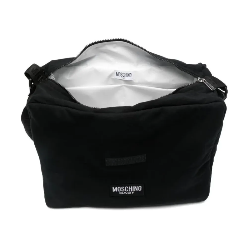 Teddybär-bedruckte Schultertasche>Moschino