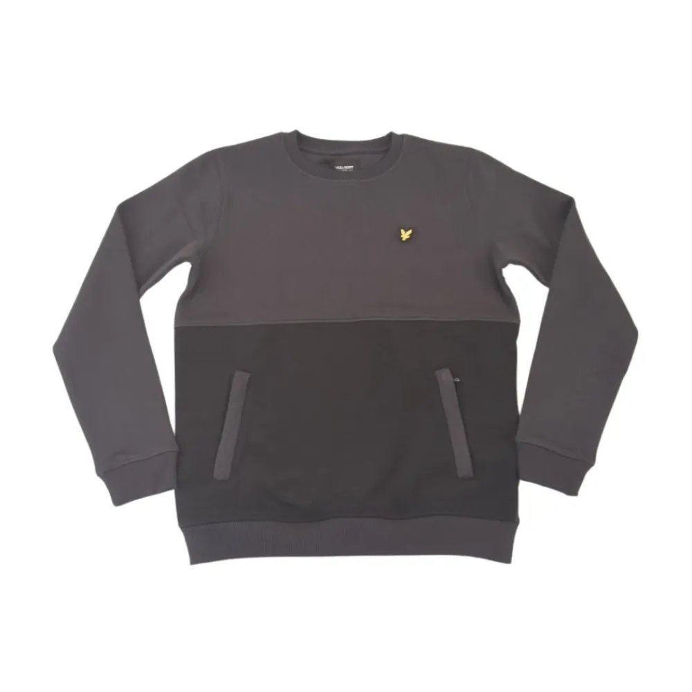 Tonal Eagle 1/4 Zip Sweatshirt>Lyle & Scott Discount