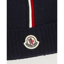 Trikolor-Wollmütze mit Besatz><noscript><img width=