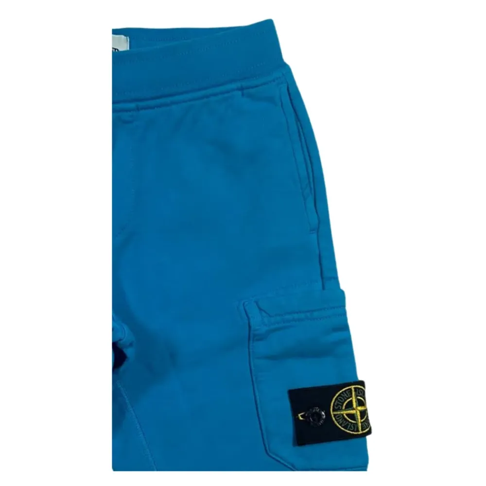 Türkise Bermuda-Shorts mit Logo-Applikation>Stone Island Discount