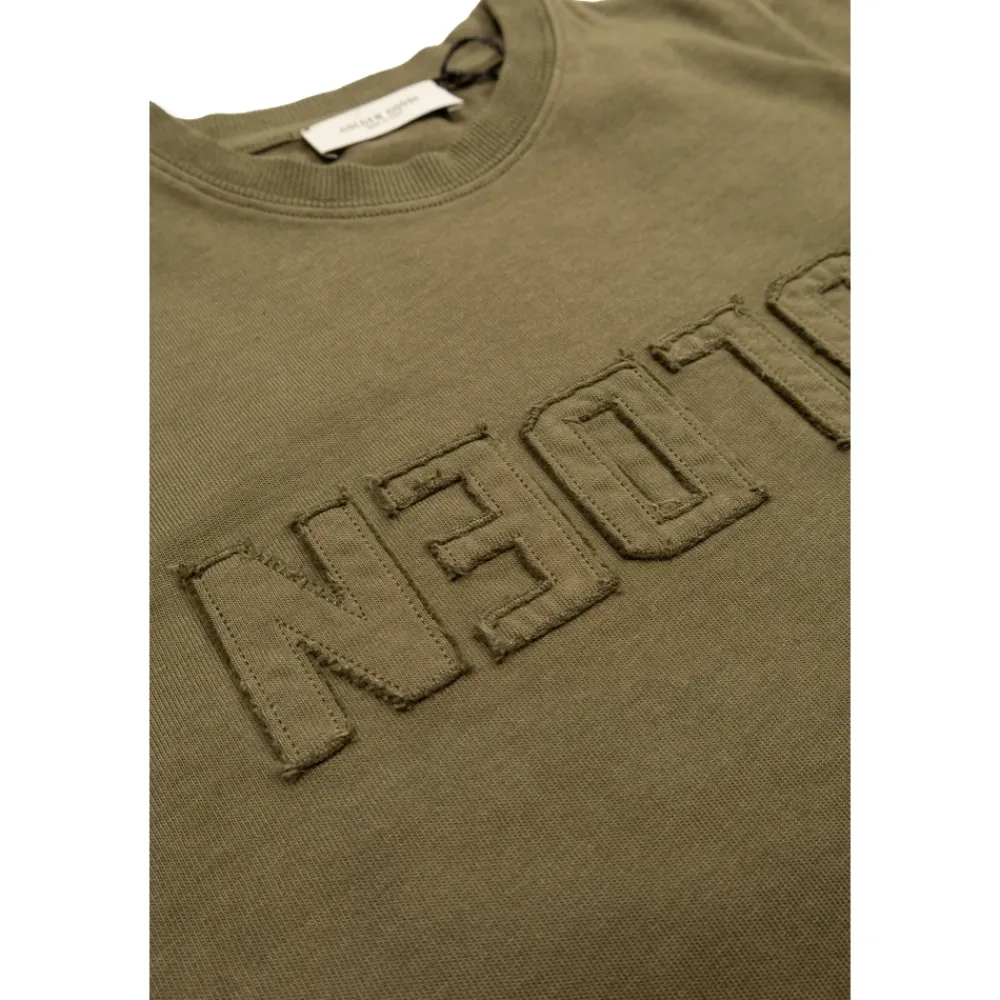 T-Shirt mit Applikation>Golden Goose New