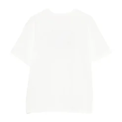 T-Shirt mit halbem Ärmel und Logo aus Baumwolle>Elisabetta Franchi