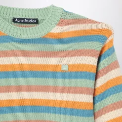 T-Shirt mit Rundhalsausschnitt>Acne Studios Online