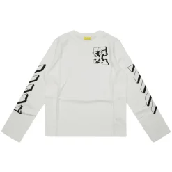 T-shirt ML Arrow Back Graffiti>Off White