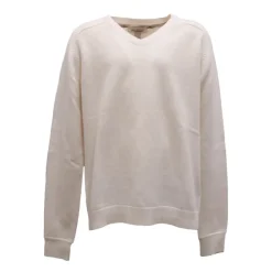 V-Ausschnitt Baumwoll-/Wollpullover>Burberry New