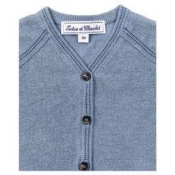 V-Ausschnitt Cardigan><noscript><img width=