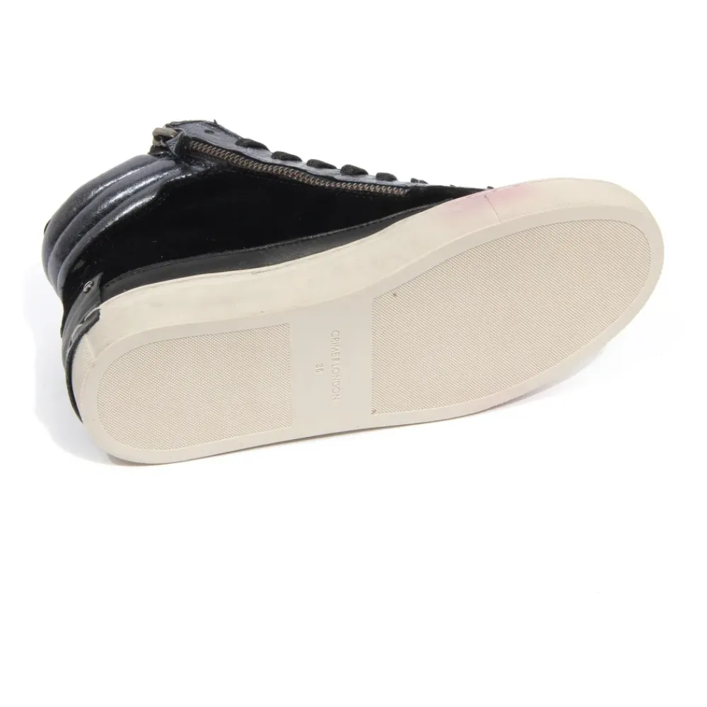 Velvet Paillettes Sneakers>Crime London New