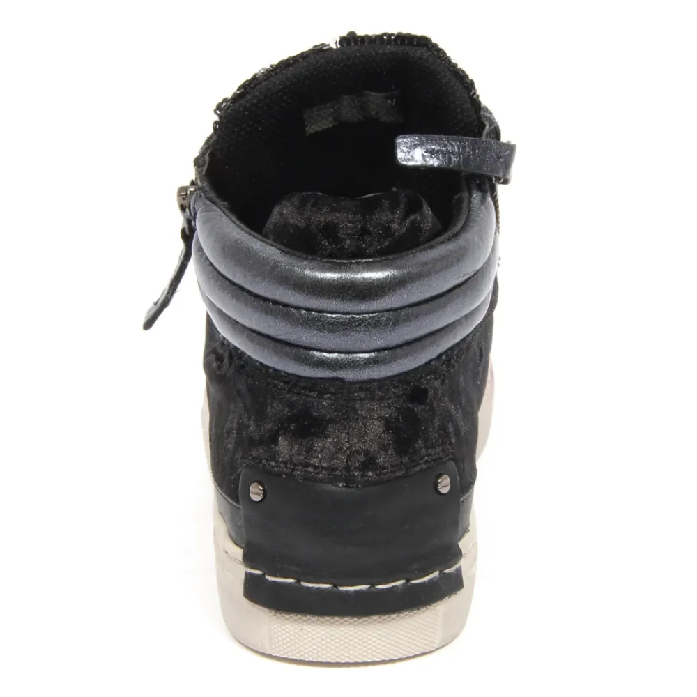 Velvet Paillettes Sneakers>Crime London New