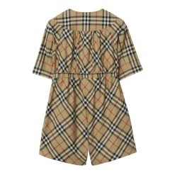 Vintage Check Kleid aus Stretch-Baumwolle>Burberry Sale