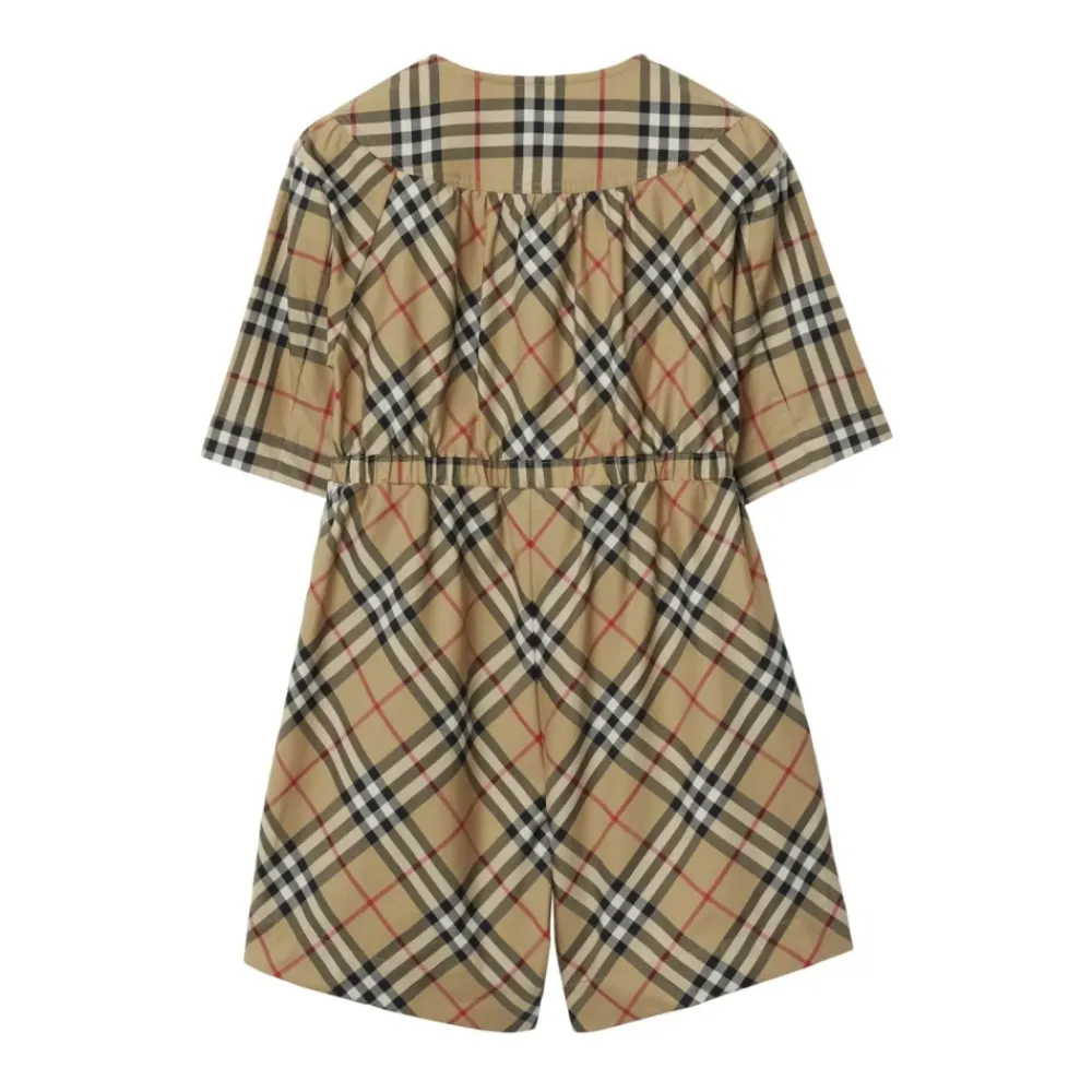 Vintage Check Kleid aus Stretch-Baumwolle>Burberry Sale