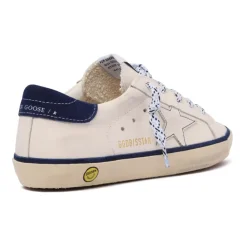 Blau Superstar Leder Sneakers><noscript><img width=