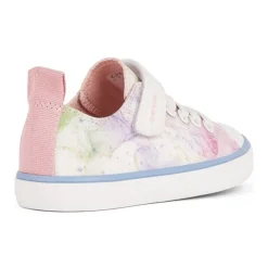 Weiß Rosa Mädchen Kinder Sneakers><noscript><img width=