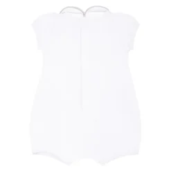 e Baumwollkleid mit Slogan-Stickerei>Little Bear