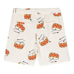 Weiße Bermuda-Shorts mit Grafischem Druck>Bobo Choses Hot